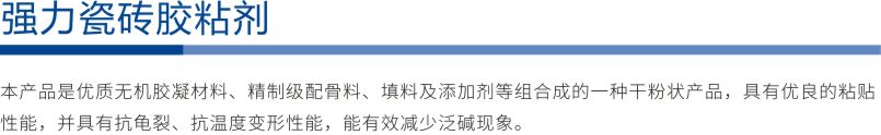 強力瓷磚膠粘劑1
