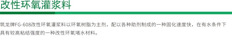改性環氧灌漿料1
